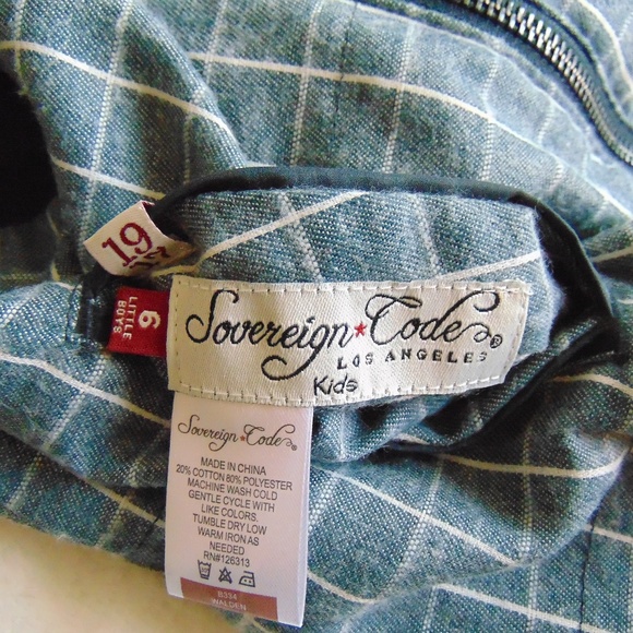 Sovereign Code Boys Reversible Bomber Jacket - Picture 7 of 7